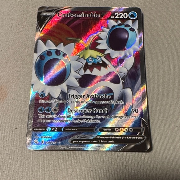 Other - Crabominable Pokémon Card